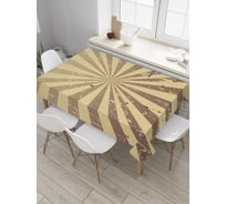 Прямоугольная скатерть JoyArty Песочные лучи из сатена tc_33522_120x145