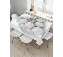 Прямоугольная скатерть JoyArty Пазловые шары из сатена tc_4263_120x145