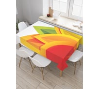 Прямоугольная скатерть JoyArty Лепестки пламени из сатена tc_21915_120x145