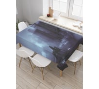 Прямоугольная скатерть JoyArty Осада замка из сатена tc_22090_120x145