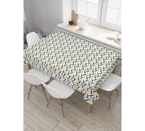 Прямоугольная скатерть JoyArty Крученые линии из сатена tc_31806_120x145