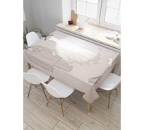 Прямоугольная скатерть JoyArty На бал из сатена tc_5942_120x145