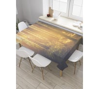 Прямоугольная скатерть JoyArty Лесное путешествие из сатена tc_8821_120x145