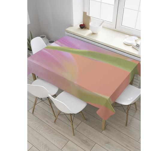 Прямоугольная скатерть JoyArty Объемная фантазия из сатена tc_7908_120x145