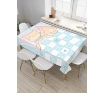 Прямоугольная скатерть JoyArty Кошачьи нежности из сатена tc_9645_120x145