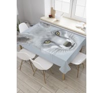 Прямоугольная скатерть JoyArty Лисий взгляд из сатена tc_27697_120x145