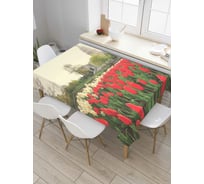 Прямоугольная скатерть JoyArty Пахнущий парк из сатена tc_8232_120x145