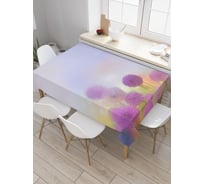 Прямоугольная скатерть JoyArty Красочные одуванчики из сатена tc_19549_120x145