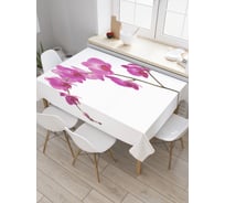 Прямоугольная скатерть JoyArty Орхидеи из сатена tc_22125_120x145