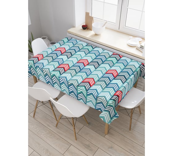 Прямоугольная скатерть JoyArty Переливное указание из сатена tc_29674_120x145 1