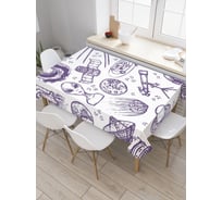 Прямоугольная скатерть JoyArty Космические ассоциации из сатена tc_19593_120x145