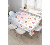 Прямоугольная скатерть JoyArty Падение фигур из сатена tc_23419_120x145