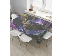 Прямоугольная скатерть JoyArty Космическая призма из сатена tc_32643_120x145