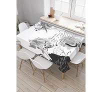 Прямоугольная скатерть JoyArty Любовные мемуары из сатена tc_2843_120x145