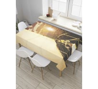 Прямоугольная скатерть JoyArty На носу парусника из сатена tc_8738_120x145