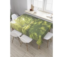 Прямоугольная скатерть JoyArty Лес в квадрате из сатена tc_31220_120x145