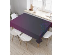 Прямоугольная скатерть JoyArty Легкий узор из сатена tc_35069_120x145
