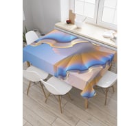 Прямоугольная скатерть JoyArty Парящие медузы из сатена tc_21564_120x145
