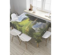 Прямоугольная скатерть JoyArty Красивый пейзаж из сатена tc_32916_120x145