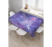 Прямоугольная скатерть JoyArty Оружие самурая из сатена tc_23713_120x145