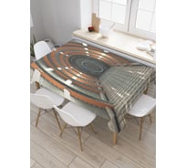 Прямоугольная скатерть JoyArty Освещенный коридор из сатена tc_22108_120x145