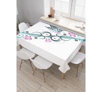 Прямоугольная скатерть JoyArty Лестница для бабочки из сатена tc_22191_120x145