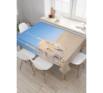 Прямоугольная скатерть JoyArty Космическая пустыня из сатена tc_23707_120x145