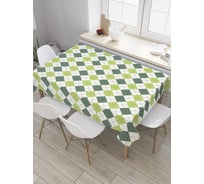 Прямоугольная скатерть JoyArty Перемена ромбов из сатена tc_31708_120x145
