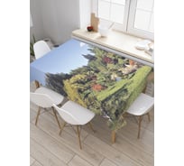 Прямоугольная скатерть JoyArty Пейзажи леса из сатена tc_32305_120x145