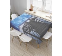 Прямоугольная скатерть JoyArty Лунный купол из сатена tc_7729_120x145