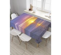 Прямоугольная скатерть JoyArty Отражение солнца из сатена tc_32253_120x145