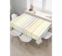 Прямоугольная скатерть JoyArty Пастельные полосы из сатена tc_28905_120x145