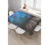 Прямоугольная скатерть JoyArty Космический мост из сатена tc_22408_120x145
