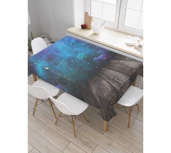 Прямоугольная скатерть JoyArty Космический мост из сатена tc_22408_120x145 1