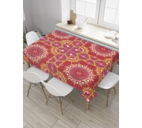 Прямоугольная скатерть JoyArty Орнамент марокко из сатена tc_36116_120x145