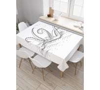 Прямоугольная скатерть JoyArty Опасные щупальца из сатена tc_23338_120x145