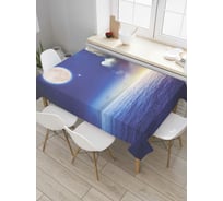 Прямоугольная скатерть JoyArty Лунная дорога из сатена tc_6626_120x145