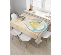 Прямоугольная скатерть JoyArty Лампочка с грушей из сатена tc_7465_120x145