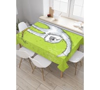 Прямоугольная скатерть JoyArty Ленивец из сатена tc_37867_120x145