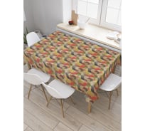 Прямоугольная скатерть JoyArty Кубики-рубики из сатена tc_28422_120x145