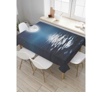Прямоугольная скатерть JoyArty Лунные отблески из сатена tc_6565_120x145