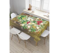 Прямоугольная скатерть JoyArty Маленькая елочка из сатена tc_78070_120x145