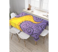 Прямоугольная скатерть JoyArty Лава заполоняет из сатена tc_22213_120x145