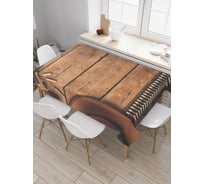 Прямоугольная скатерть JoyArty Патроны к револьверу из сатена tc_23118_120x145