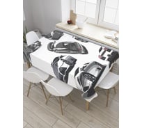 Прямоугольная скатерть JoyArty Однотонные автомобили из сатена tc_31228_120x145