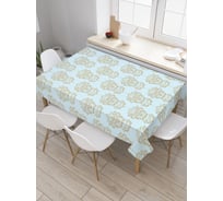 Прямоугольная скатерть JoyArty Лиственное счастье из сатена tc_29617_120x145