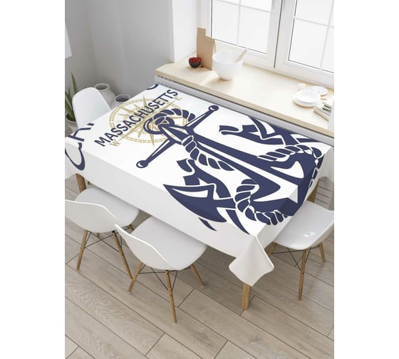 Прямоугольная скатерть JoyArty Мыс Трески из сатена tc_5604_120x145 1