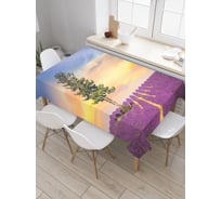 Прямоугольная скатерть JoyArty Кустарные поля из сатена tc_23523_120x145