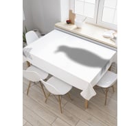 Прямоугольная скатерть JoyArty Пингвин в душе из сатена tc_3763_120x145