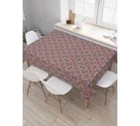 Прямоугольная скатерть JoyArty Пиковая масть из сатена tc_29566_120x145